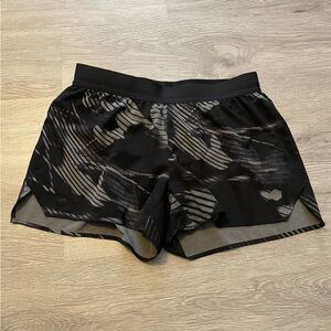 Women’s Size Small ASICS Running Shorts in Black and Gray